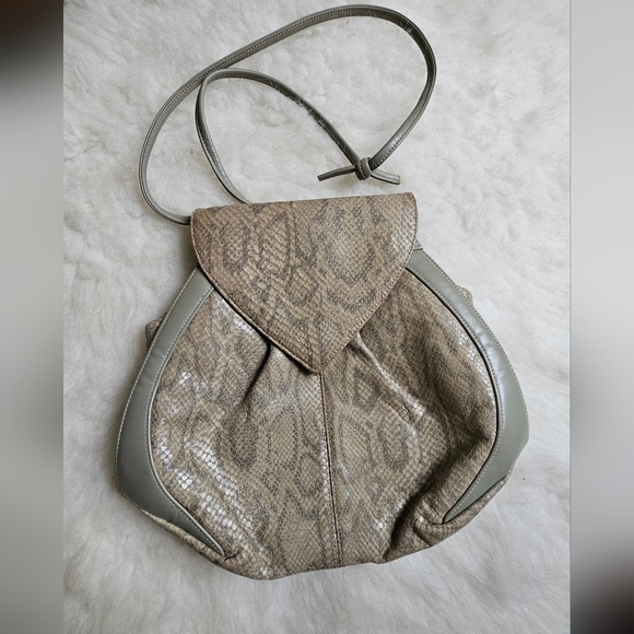Susan Gail Vintage 🐍Snake Embossed Shoulder Bag - Picture 1 of 13